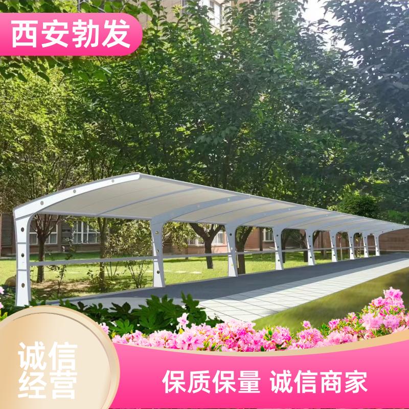 小区 电瓶车雨棚 稳固性好 颜色样式多 样式美观 勃发