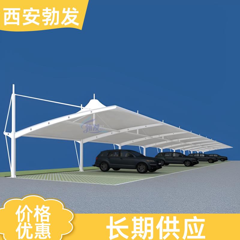 小区 户外停车位雨棚 简约美观 测量非标定制 施工周期短 勃发