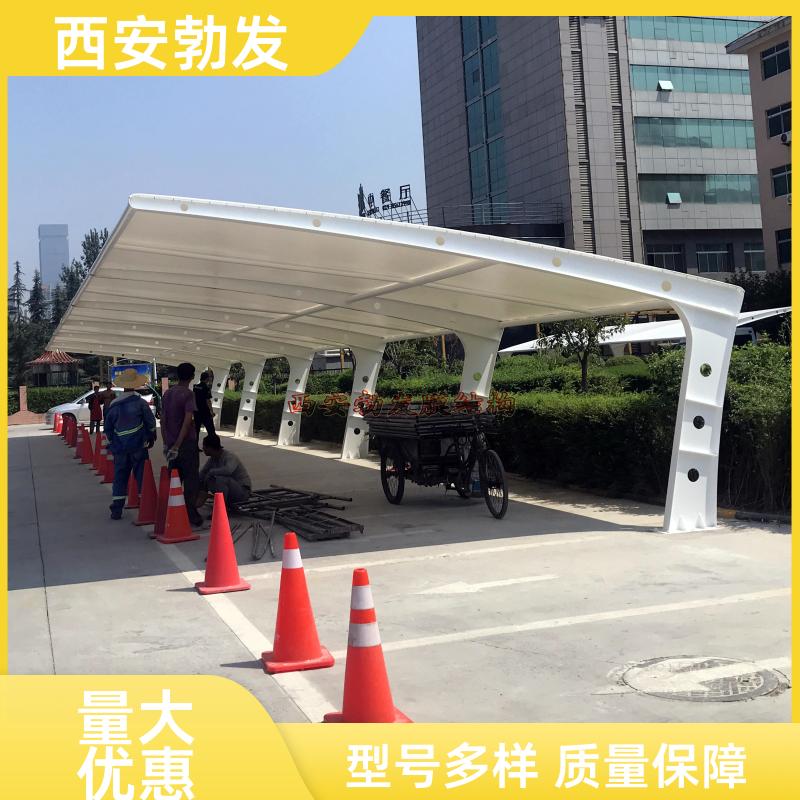 小区 小汽车遮阳棚 阻燃隔热 测量非标定制 施工周期短 勃发